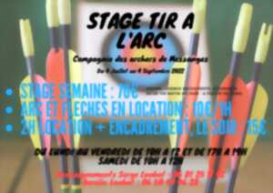 Tir à l'arc cours et stages