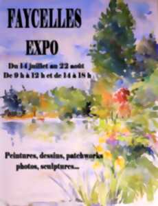 photo Faycelles Expo Peintures, Dessins, Patchwork...