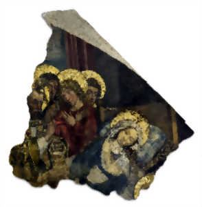 photo Un fragment de peinture murale restauré : la Dormition de la Vierge de l’église Sainte-Madeleine