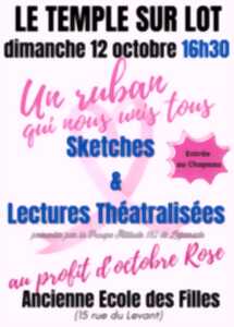 Octobre rose : sketches et lectures théâtralisées