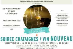 photo SOIREE CHATAIGNES / VIN NOUVEAU