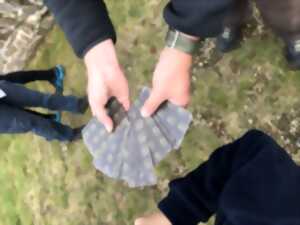 photo Enquête-jeu Cluedomus à Bibracte