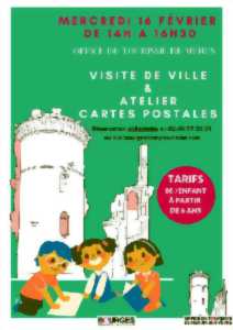 photo Visite de ville et atelier cartes postales