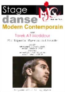 photo Stage Danse Modern Contemporain avec Tarek Aït Meddour