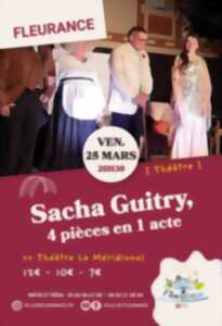 photo SACHA GUITRY, 4 PIÈCES EN 1 ACTE