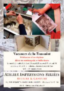 photo Atelier Impressions Reliées - Animations vacances de la Toussaint