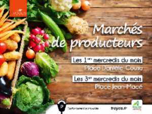 Marché de producteurs des allées Jules Guesdes/Jean Macé