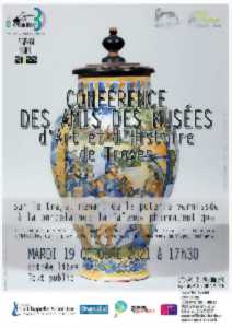 photo Conférence : « Sur le trajet menant de la poterie vernissée à la porcelaine : la faïence pharmaceutique »