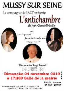 Théâtre : l'Antichambre de Jean-Claude Brisville