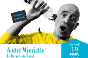 photo Printemps des poètes | André Minvielle | Le Bo Velo de Babel