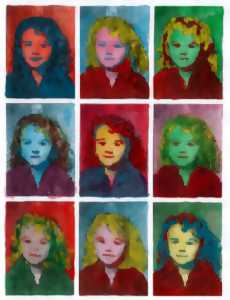 photo Stage de peinture enfant : Le portrait sous toutes ses formes