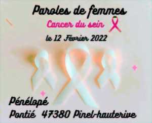 Conférence : paroles de femmes - cancer du sein