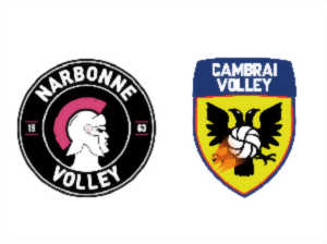 VOLLEY-BALL : NARBONNE VOLLEY VS CAMBRAI