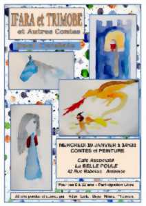 photo Contes et Peinture au café associatif La Belle Poule