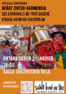 photo Conférence Benat Zintzo Garmendia Les carnavals au Pays basque