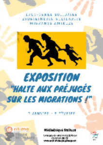 photo Exposition “Halte aux préjugés sur les migrations”