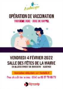 photo Opération de vaccination - Troisième dose - dose de rappel