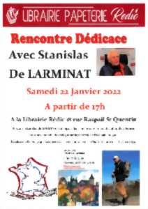 photo Rencontre dédicace à la librairie Rédic : Stanislas De Larminat