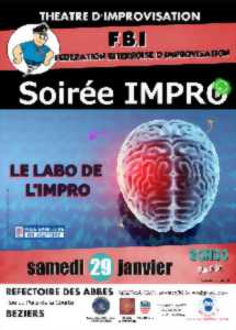 SOIREE IMPRO F.B.I - LE LABO DE L'IMPRO