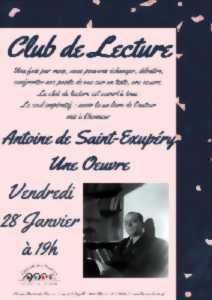 CLUB DE LECTURE : ANTOINE DE SAINT-EXUPERY