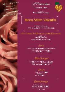 photo Menu de la St Valentin à l'Entrecoeur