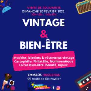 photo Vente solidaire Vintage & bien-être