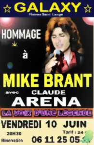 Spectacle d'hommage à Mike Brant avec Claude Arena