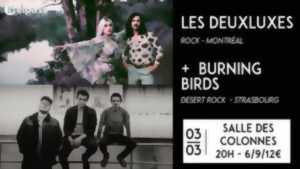 photo Les Deuxluxes + Burning Birds // Salle des Colonnes