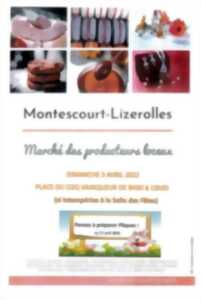 Marché des producteurs locaux à Montescourt-Lizerolles