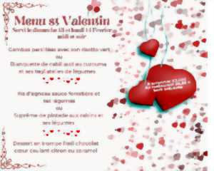photo Menu Saint Valentin au restaurant Don Camillo