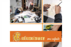 photo Faire scintiller les lettres ! Atelier Enluminure