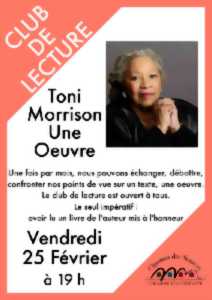 CLUB DE LECTURE - TONI MORRISON