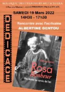 photo Séance dédicaces : Albertine Gentou