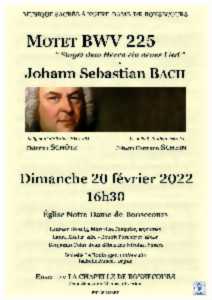 photo MOTET BWV 225 DE JOHANN SEBASTIAN BACH