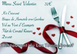 photo Menu de la Saint Valentin