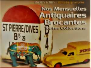 Marché d'antiquités brocantes mensuel de Saint-Pierre-en-Auge