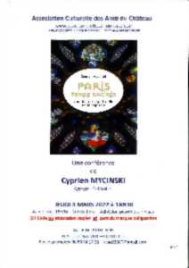 photo CONFÉRENCE DE CYPRIEN MYCINSKI : PARIS TERRE SACRÉE