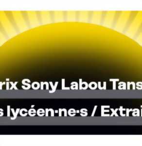 photo Prix Sony Labou Tansi des lycéen.ne.s