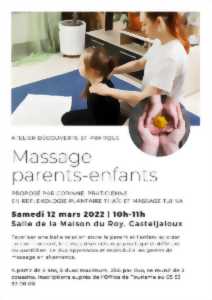 photo Atelier massage parents-enfants avec Corinne