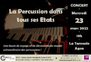 photo « La Percussion dans tous ses Etats » par le conservatoire d'Agen : Concert
