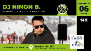 photo DJ sur le front de neige !