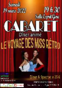 photo SOIREE CABARET : « LE VOYAGE DES MISS RÉTRO »