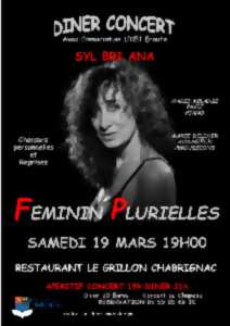 photo Dîner concert Féminin Plurielles