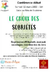 photo CONFERENCE DEBAT - LE CHOIX DES SOBRIETES