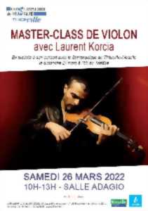 MASTER-CLASS DE VIOLON AVEC LAURENT KORCIA