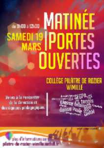 photo MATINEE PORTES OUVERTES : COLLEGE PILATRE DE ROZIER