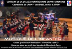 Concert de la musique militaire de l'Infanterie de Lille à Laon