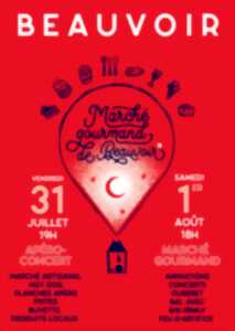 photo Marché Gourmand nocturne