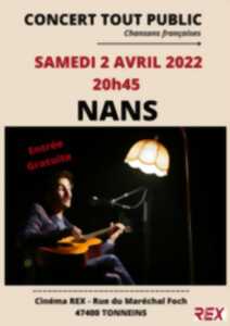 photo Concert de Nans au Cinéma Rex