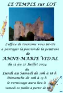 Exposition de Anne-Marie VIDAL : Évasions